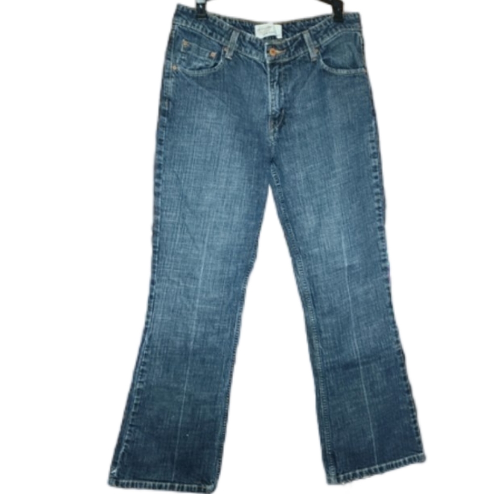 Y2K Levi Strauss Signature‎ Low Rise Bootcut Jeans Size 12 Short Stretch